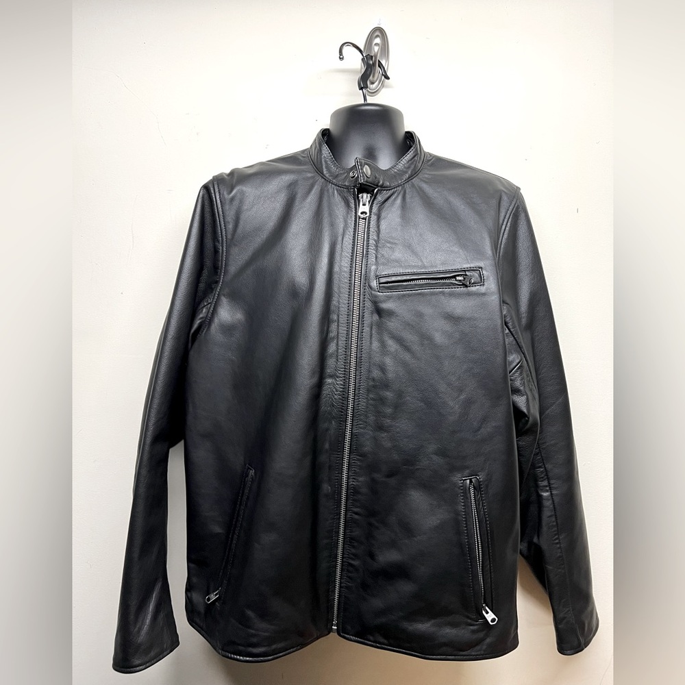 Abercrombie and Fitch Real Leather Biker Jacket